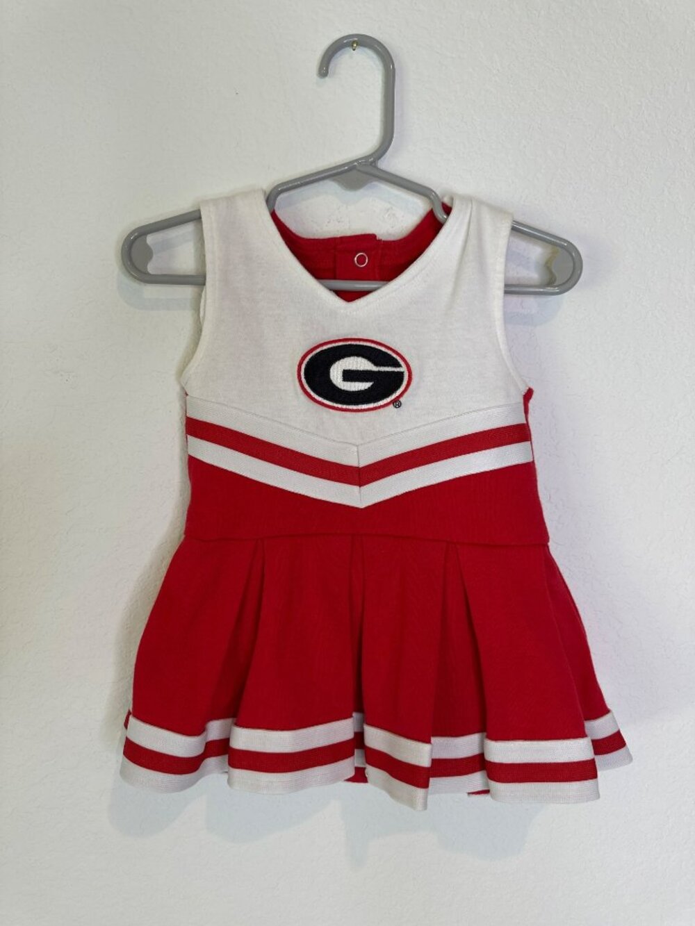 UGA Georgia Bulldogs Cheerleader Bodysuit Dress